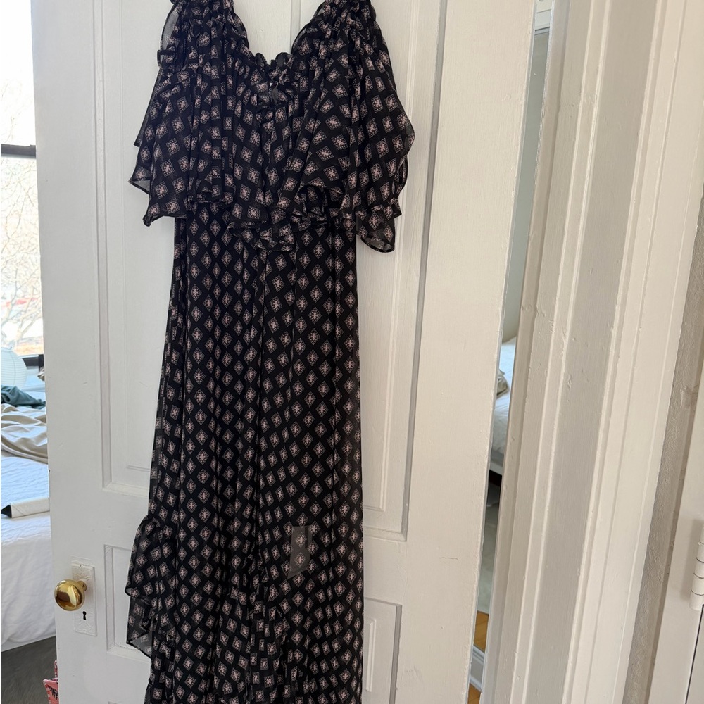 Misa Los Angeles Black Maxi Dress